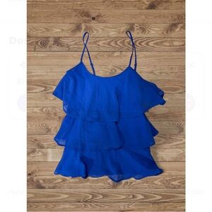 Candie's Royal Blue Ruffled Camisole